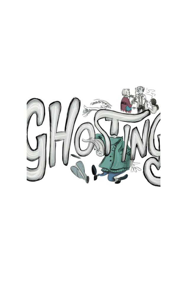 "Ghosting" Graphic Tee