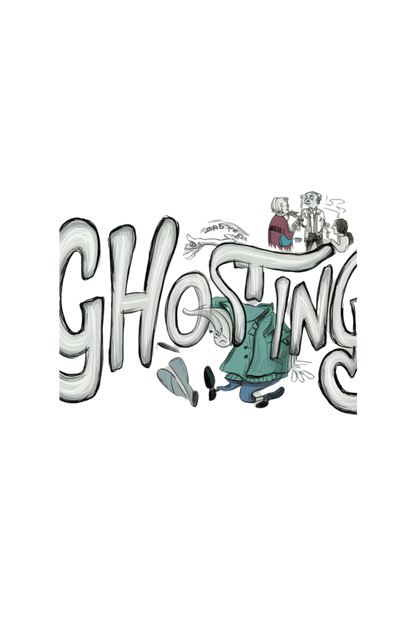 "Ghosting" Graphic Tee