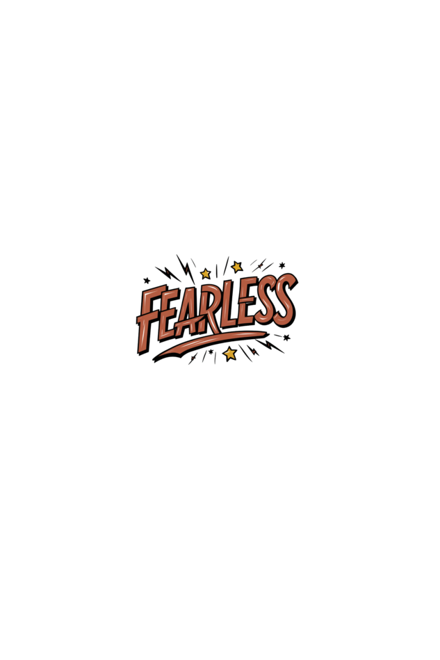 Black Unisex Oversized T-Shirt - Fearless