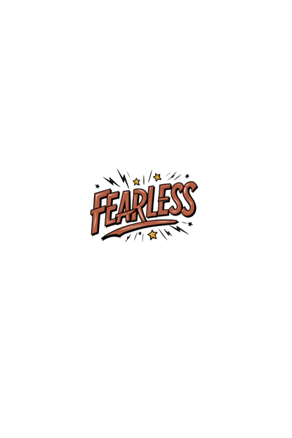 Black Unisex Oversized T-Shirt - Fearless