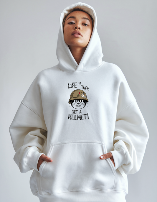 Life Is Tough Unisex Oversized Hoodie: Embrace the Challenge in Style