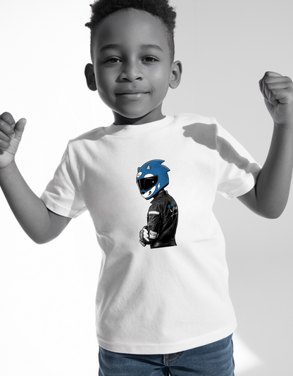 Kids' White T-Shirt: Sonic Helmet Adventure