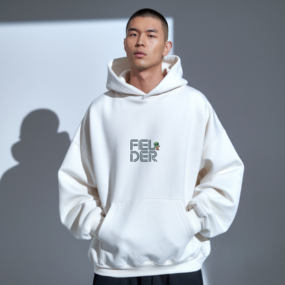 Fielder White Hoodie: Join the Extraterrestrial Party Vibe!