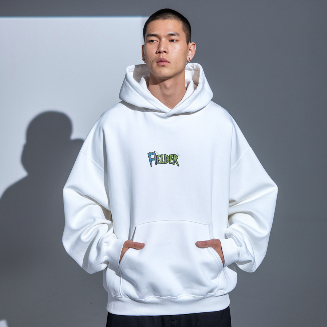 Fielder White Oversized Hoodie: Get Schwifty with Rick and Morty!