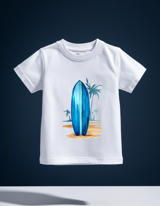 Kids' White Beach Vibes T-Shirt